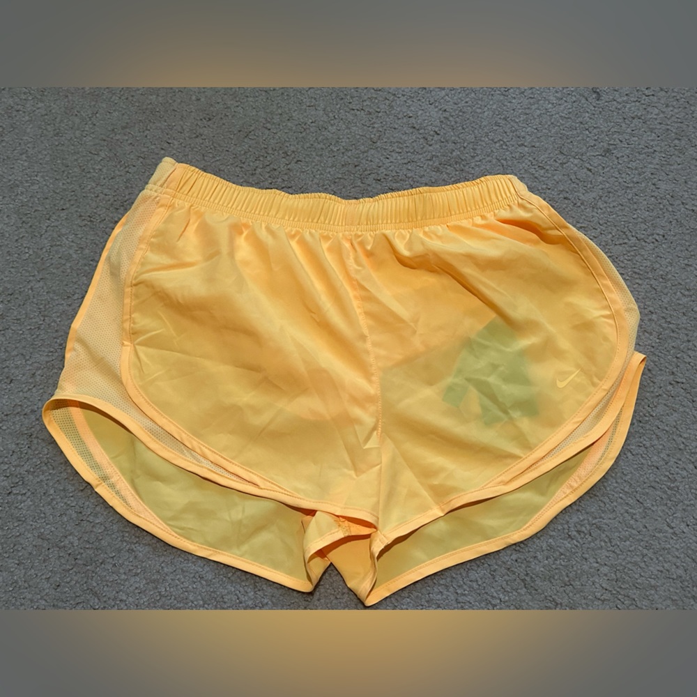 Women’s Nike Tempo Shorts - Yellow/Orange - Size Large